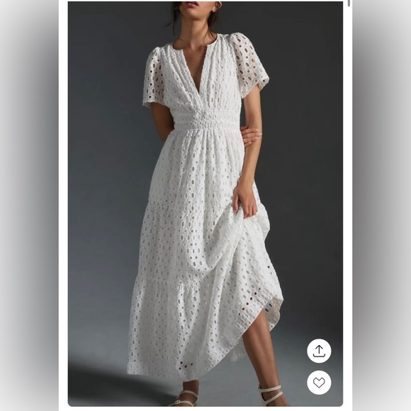 Anthropologie Dresses & Skirts - SOLD - NWT Anthropologie The Somerset Maxi Dress: Eyelet Edition / size 3X
